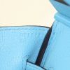 Hermes Birkin 35 cm bag in Bleu du nord togo leather - Detail D4 thumbnail