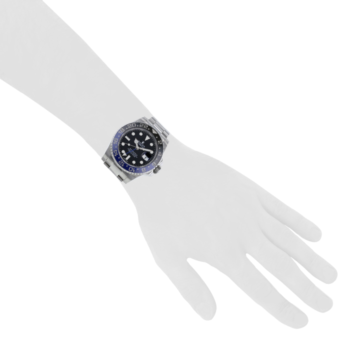 Rolex GMT-Master II watch in stainless steel Ref: 116710 Circa 2015 - Detail D1