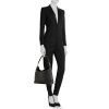 Bolso para llevar al hombro Louis Vuitton Bagatelle en cuero monogram huella negro - Detail D1 thumbnail