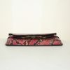Pochette Gucci Mors in pitone rosa e nero - Detail D4 thumbnail