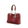 Borsa Dior Dior Soft in pelle verniciata rossa cannage - 00pp thumbnail
