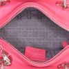 Dior Lady Dior medium model shoulder bag in pink leather cannage - Detail D3 thumbnail