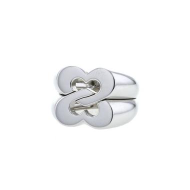 Anello Poiray Sceau de Coeurs in oro bianco