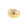 Vintage 1980's boule ring in pink gold and diamonds - 00pp thumbnail