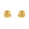 Chanel Camelia medium model earrings in yellow gold - 00pp thumbnail