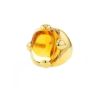 Pomellato 1980's ring in yellow gold and citrine - 00pp thumbnail