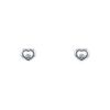 Orecchini a bottone Chopard Happy Diamonds in oro bianco e diamanti - 00pp thumbnail