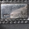 Fendi Mini Baguette mini bag worn on the shoulder or carried in the hand in brown canvas and brown leather - Detail D3 thumbnail