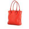 Bottega Veneta shopping bag in red leather - 00pp thumbnail