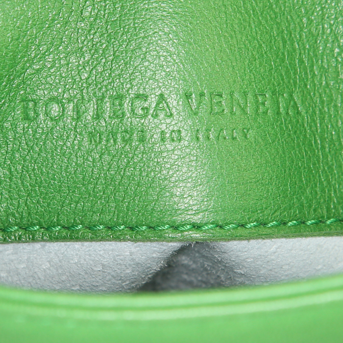 Bolso Cabás Bottega Veneta en cuero verde - Detail D3
