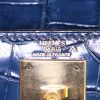 Hermes Kelly 28 cm bag in blue crocodile - Detail D4 thumbnail