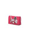 Bolso bandolera Dior Diorama Wallet on Chain en cuero rosa - 00pp thumbnail