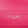 Borsa a tracolla Dior Diorama Wallet on Chain in pelle rosa con motivo - Detail D3 thumbnail