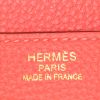 Hermes Birkin 40 cm handbag in red togo leather - Detail D3 thumbnail
