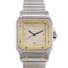 Cartier Santos Galbée watch in gold and stainless steel Ref:  1566 Circa  1990 - 00pp thumbnail