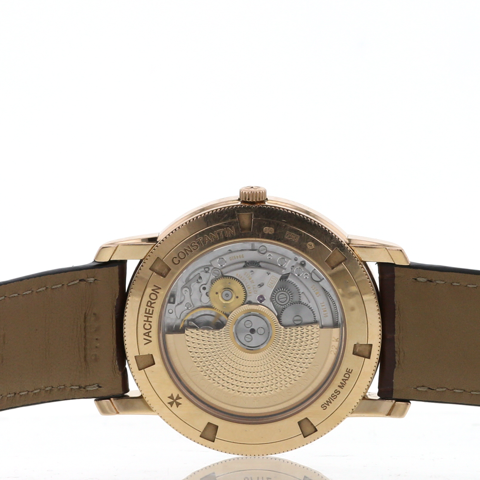 Vacheron Constantin Traditionnelle Automatique watch in pink gold Ref:  87172 Circa  2010