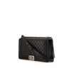Chanel Boy bag in black quilted leather - 00pp thumbnail