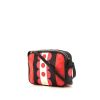 Valentino Garavani Camera shoulder bag in black, pink and white multicolor leather - 00pp thumbnail