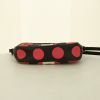 Valentino Garavani Camera shoulder bag in black, pink and white multicolor leather - Detail D4 thumbnail