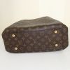 Louis Vuitton Montaigne handbag in brown monogram canvas and natural leather - Detail D5 thumbnail