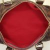 Bolso de mano Louis Vuitton Speedy 25 cm en lona a cuadros marrón y cuero marrón - Detail D2 thumbnail