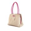 Celine Vintage handbag in grey monogram canvas and pink glittering leather - 00pp thumbnail