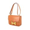 Hermes Constance shoulder bag in gold box leather - 00pp thumbnail