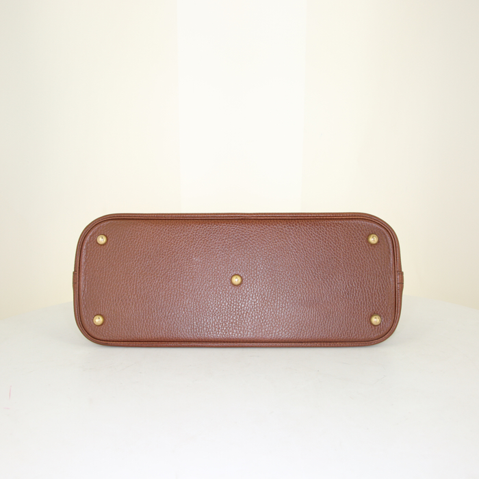 Borsa Hermes Bolide modello grande in pelle Ardenne marrone - Detail D5
