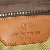Bolsa de viaje Louis Vuitton America's Cup en lona amarilla y cuero natural - Detail D3 thumbnail
