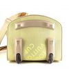 Bolsa de viaje Louis Vuitton America's Cup en lona amarilla y cuero natural - Detail D5 thumbnail