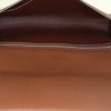 Hermès Etrivière II Folder pouch in leather and Hunter cowhide - Detail D2 thumbnail
