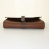 Hermès Etrivière II Folder pouch in leather and Hunter cowhide - Detail D4 thumbnail