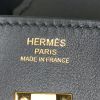 Bolso de mano Hermes Birkin 25 cm en cuero azul indigo - Detail D3 thumbnail