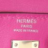 Bolso de mano Hermès en cuero swift púrpura - Detail D4 thumbnail