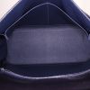 Hermes Kelly 35 cm handbag in indigo blue leather - Detail D3 thumbnail