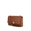 Borsa a tracolla Chanel Vintage in pelle trapuntata marrone - 00pp thumbnail
