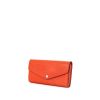 Billetera Louis Vuitton Sarah en cuero Epi naranja - 00pp thumbnail