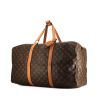 Bolsa de viaje Louis Vuitton Polochon en lona Monogram marrón - 00pp thumbnail