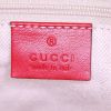 Gucci Sukey handbag in beige monogram canvas and red leather - Detail D3 thumbnail