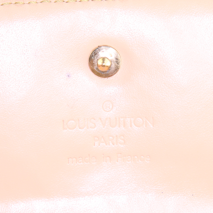 Louis Vuitton Porte Trésor International wallet in black and multicolor monogram canvas and natural leather - Detail D3