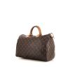 Borsa Louis Vuitton Speedy 35 in tela monogram e pelle naturale - 00pp thumbnail