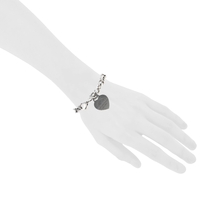 Bracciale Tiffany & Co Return To Tiffany in argento - Detail D1