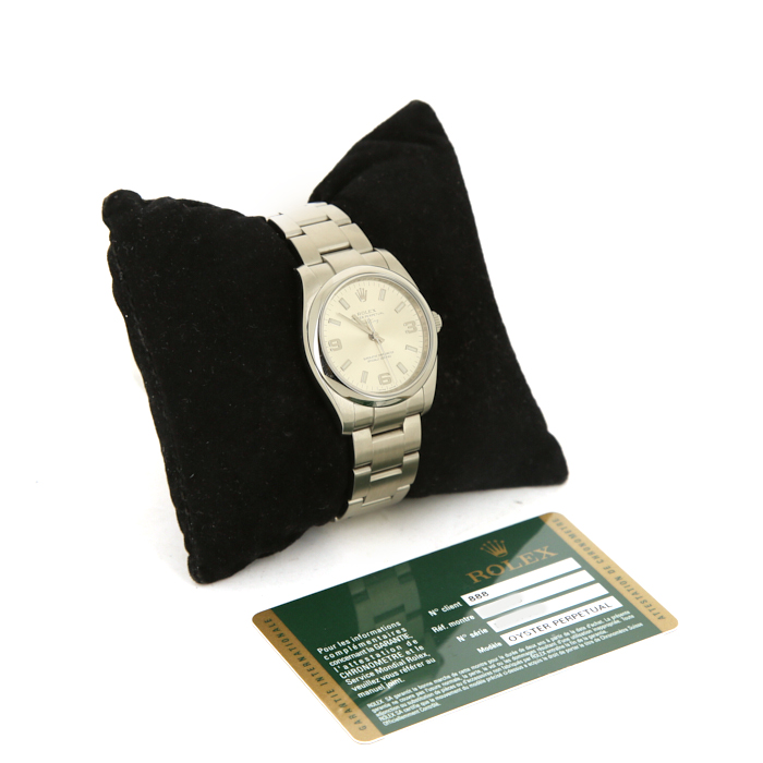 Montre Rolex Air King en acier Ref :  114200 Vers  2008 - Detail D2