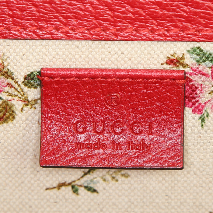 Gucci Dionysus shoulder bag in red leather - Detail D4