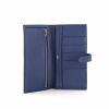 Portefeuille Hermès Béarn en cuir Mysore Bleu Brighton - Detail D2 thumbnail