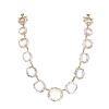 Collar H. Stern Moonlight modelo grande en oro blanco,  cristal de roca y diamantes marrones - 00pp thumbnail