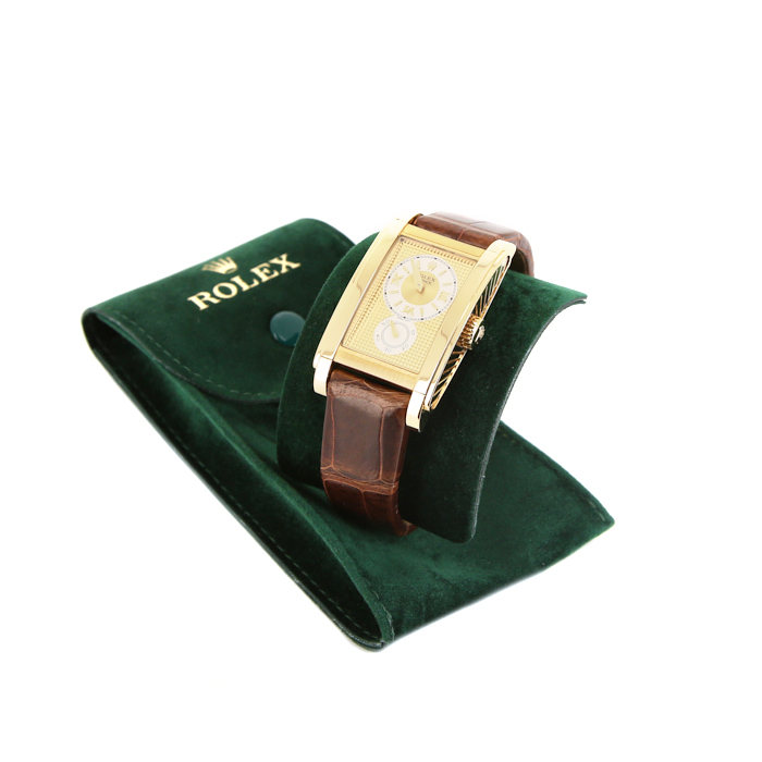 Reloj Rolex Cellini de oro amarillo Ref :  5440 Circa  2005 - Detail D2