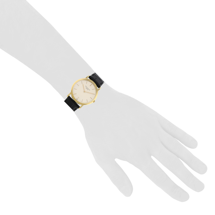 Patek Philippe Calatrava watch in yellow gold Ref:  3498 Circa  1967 - Detail D1