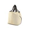 Hermes Picotin large model handbag in beige canvas and brown togo leather - 00pp thumbnail