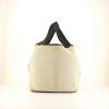 Hermes Picotin large model handbag in beige canvas and brown togo leather - 360 thumbnail